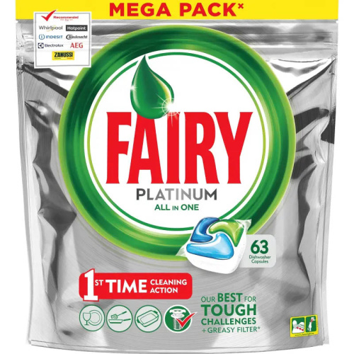 FAIRY Platinum Green 63 pcs