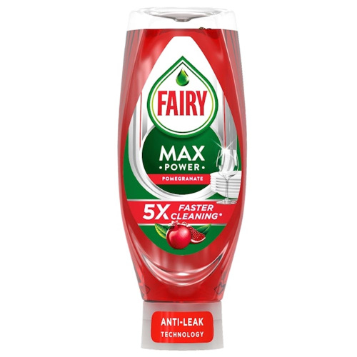 Fairy Max Power Pomegranate Dishwashing Liquid 660ml