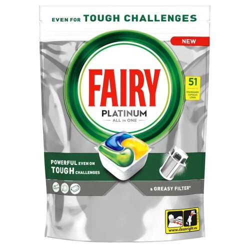 Fairy Dishwasher tablet Platinum 51 pcs