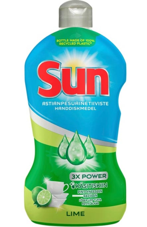 Sun washing-up power liquid 500ml Lime