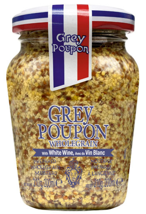 GRAY POUPON Whole grain mustard with white wine 210g