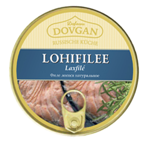 Dovgan Salmon Fillet In Own Juice 200g