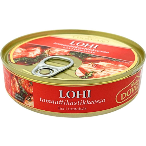 Dovgan Salmon in tomato sauce 160g