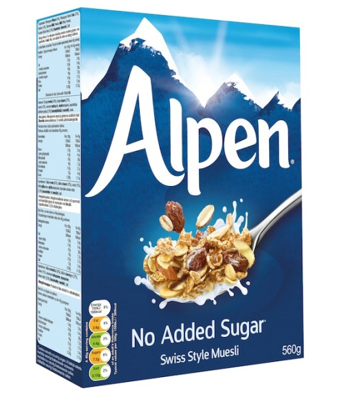 Alpen unsweetened muesli 560g