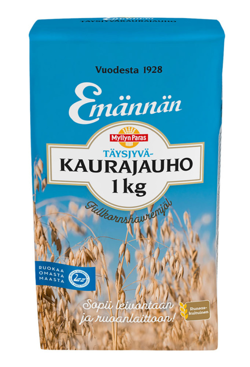 Myllyn Hostess' whole grain oat flour 1kg