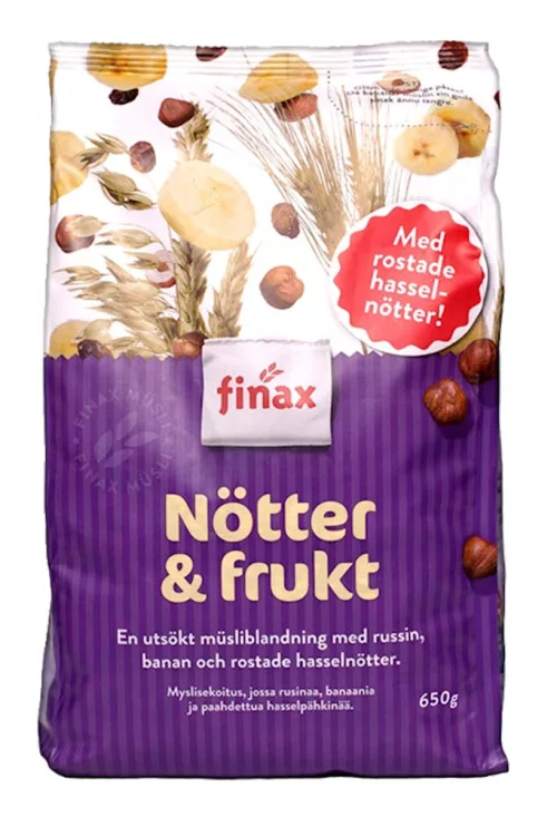 Finax Muesli Nut & Fruit 650g