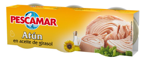 Pescamar Tuna sunflower oil (80X3) 240g
