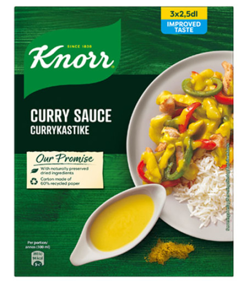 Knorr Curry Sauce Dry Sauce Mix 3x24g