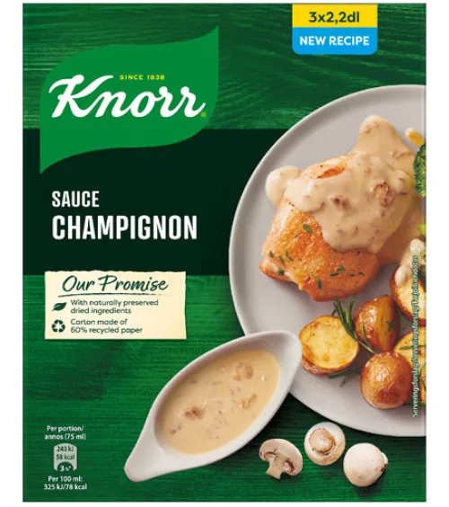 Knorr Mushroom Sauce Dry Sauce Mix 3x36g