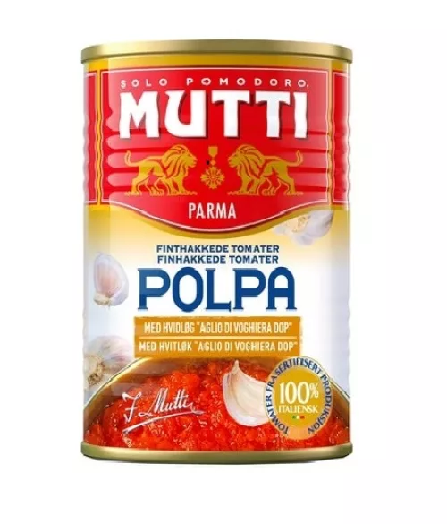Mutti Crushed tomatoes with garlic 400g