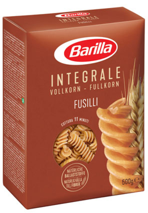 Barilla Whole Grain Fusilli Pasta 500g
