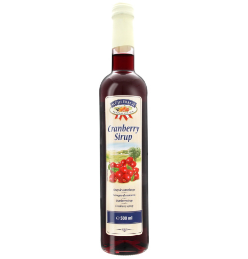 Mühlebach Cranberry syrup 500 ml
