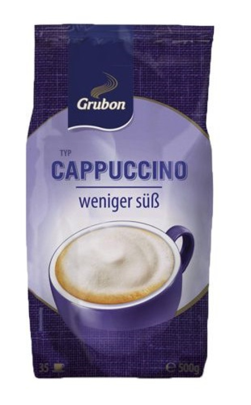 Grubon Cappuccino Less Sugar 500g