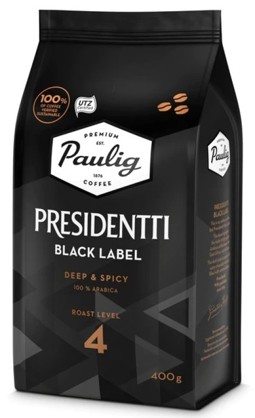 Presidentti Beans Coffee Black Label 400g