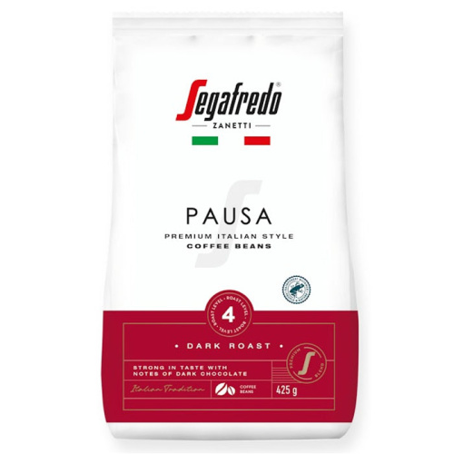 Segafredo Pausa coffee beans RFA 425g