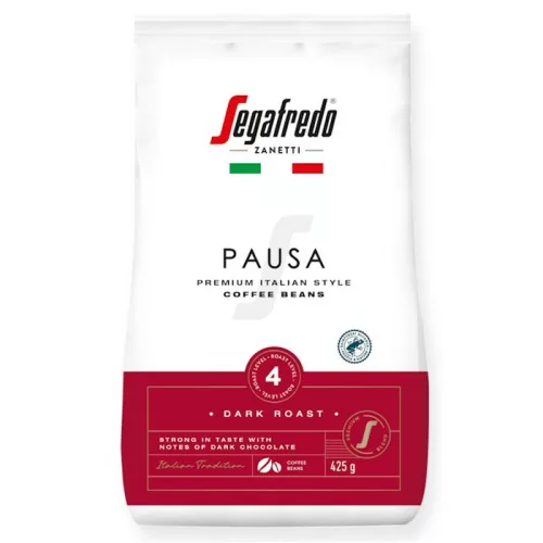 Segafredo Pausa coffee beans RFA 425g