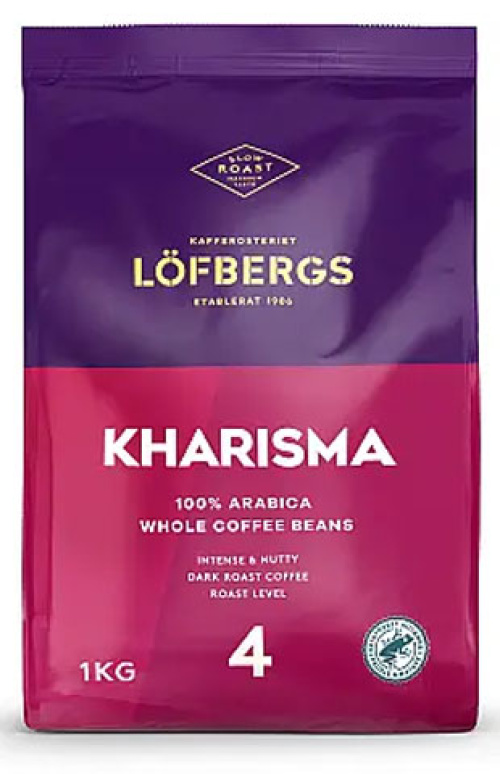 Löfbergs Kharisma coffee beans RFA 1kg
