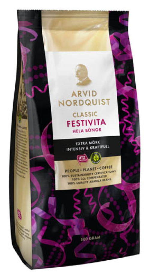 ARVID NORDQUIST Classic Festivita Whole beans UTZ 500g