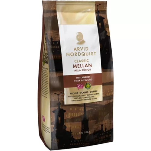Arvid Classic Mellanrost Coffee Beans 500g
