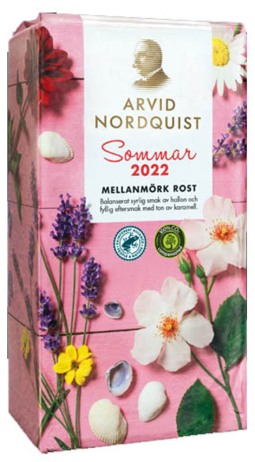 ARVID NORDQUIST Classic Sommar coffee (medium dark roast) 500g