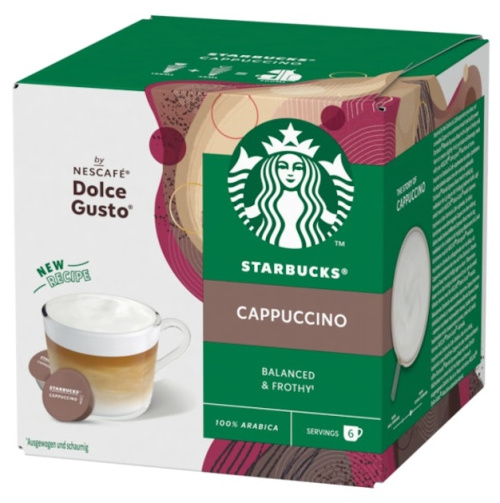 Starbucks Nescafé Dolce Gusto Cappuccino 12 caps/120g