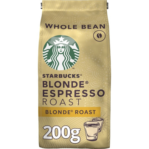 Starbucks Blonde Espresso Roast Whole Bean 200g 
Blonde Roast