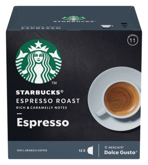 Starbucks Nescafé Dolce Gusto Espresso Roast 12 Caps/66g
