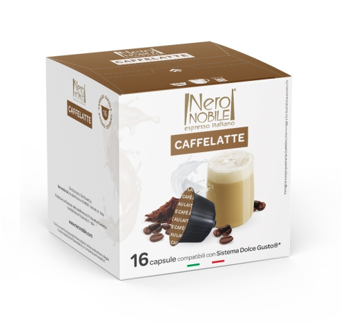 Nero Nobile Dolce Gusto Caffelatte Coffee 16 capsules