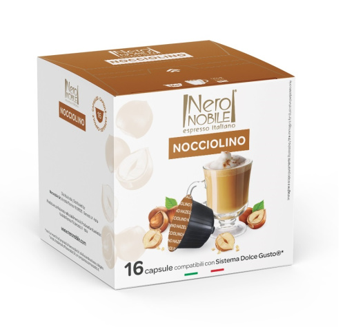 Nero Nobile Dolce Gusto Nocciolino Coffee 16 capsules 