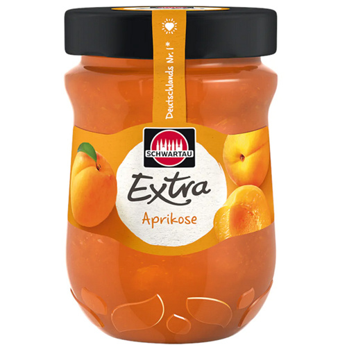 Schwartau Extra Apricot Breakfast Fruit Spread 340g