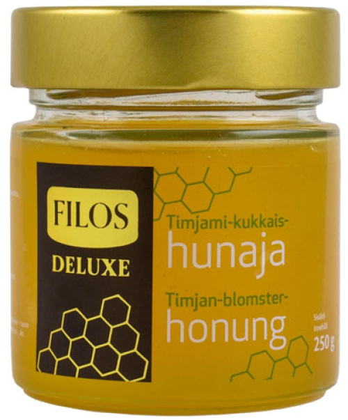 Filos Deluxe thyme & flower honey 250g