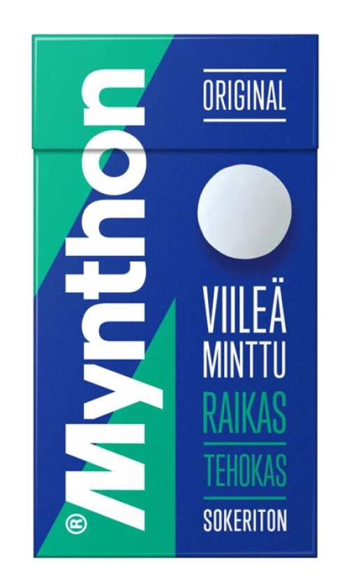 Mynthon Original Viileä Minttu sokeriton cough drop 39g