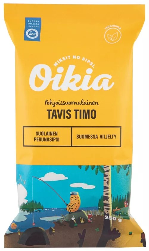 Oikia Tavis Timo Salted potato chips 250g