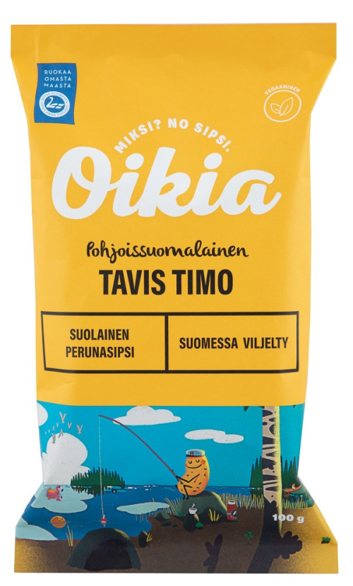 Oikia Tavis Timo Potato chips salt 100g