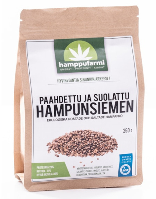 HamppuFarmi hemp seed 250g roasted