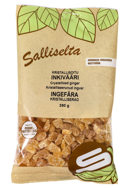 Sallisella Crystallized Ginger 250g