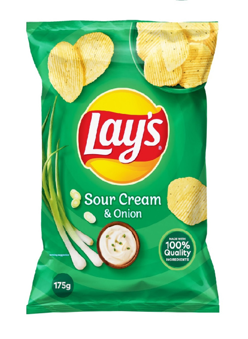 Lay's Chips Sour Cream & Onion 175g