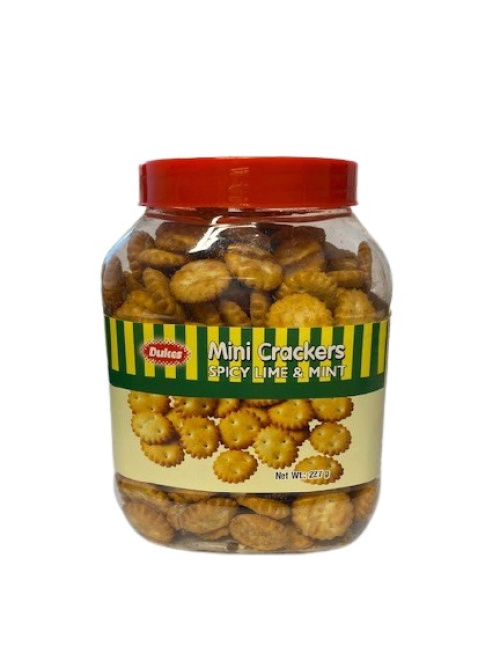 Dukes Mini Crackers Spicy lime & mint 227g