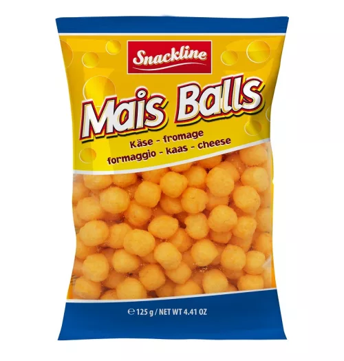 Snackline Salty Cheese Ball Snacks 125g 