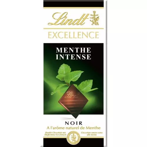 Lindt Excellence Mint Dark Chocolate 100g