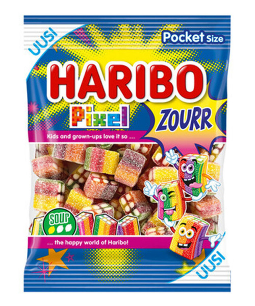 Haribo Pixel Zourr candy bag 80g