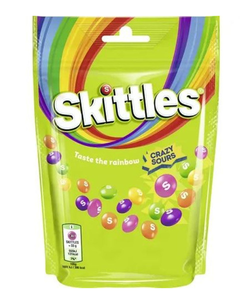 Skittles Smoothies crazy sours136g
