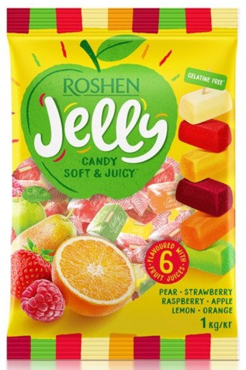 Roshen Mixed Fruit Jelly Candy 1 kg