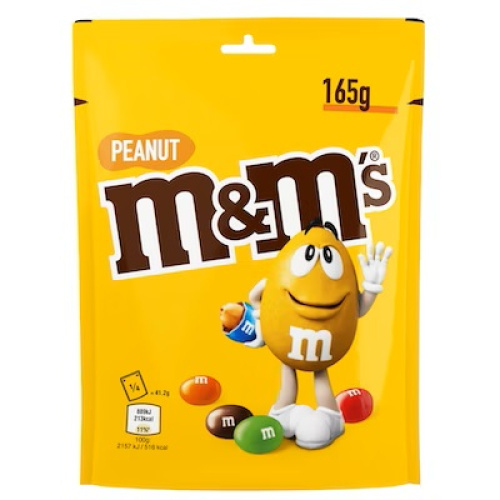 M&M´s candybag peanut 165g