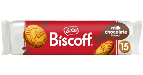 Lotus Biscoff Filled Biscuits Milk Chocolate 150g