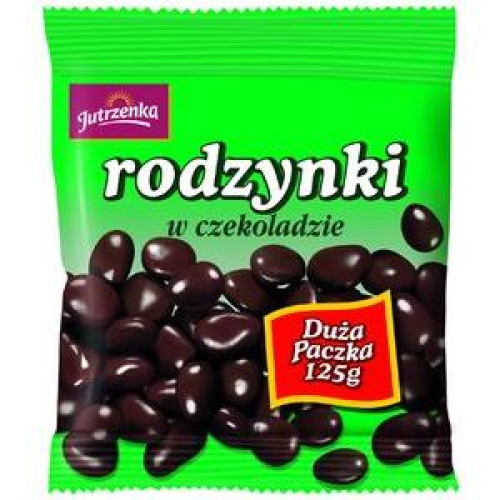 Jutrzinka Chocolate Raisins 125g