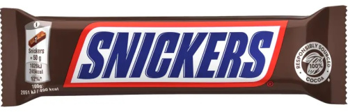 Snickers chocolate bar 50g