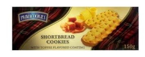 Primacookies Shortbread Cookies With Toffee 150g