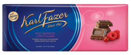 Fazer Raspberry-Cranberry Chocolate 200g