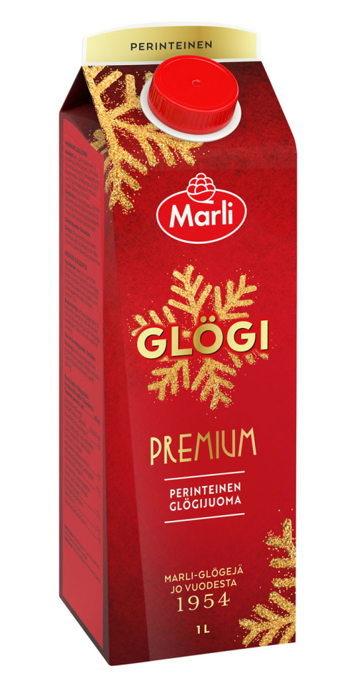 Marli premium gloggdrink 0% 1l traditional